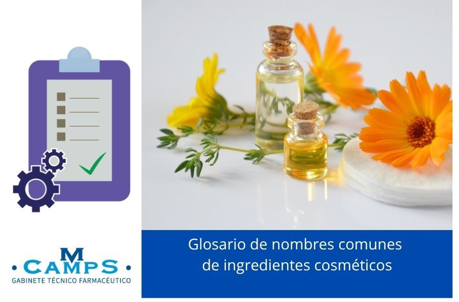 glossario dei nomi comuni degli ingredienti cosmetici glosario de nombres comunes de ingredientes cosméticos